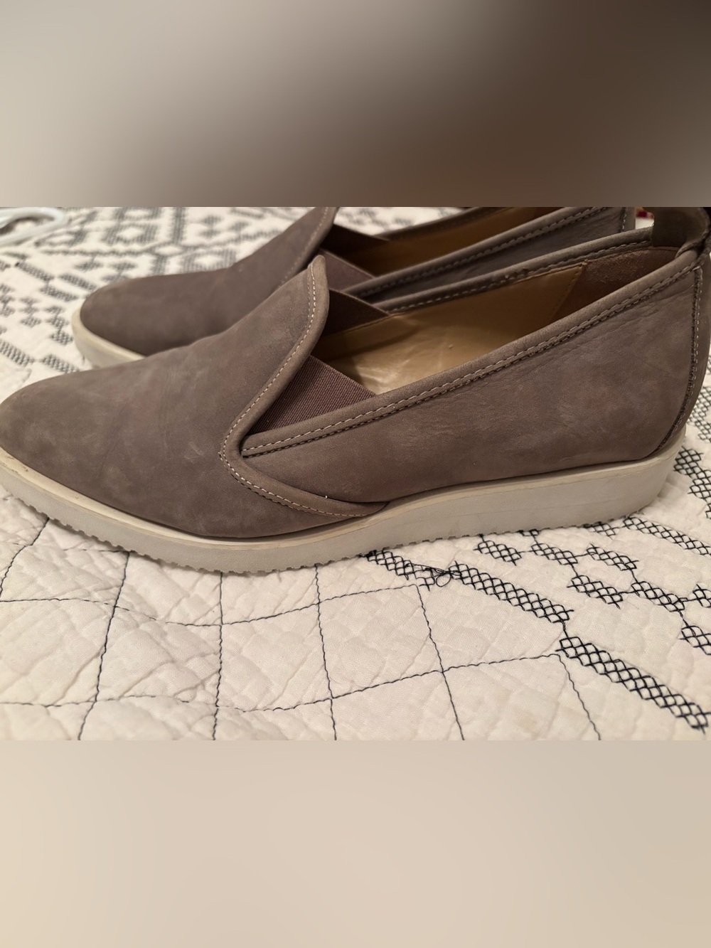 Everlane Taupe Slip-On the leather street shoe loafer 8